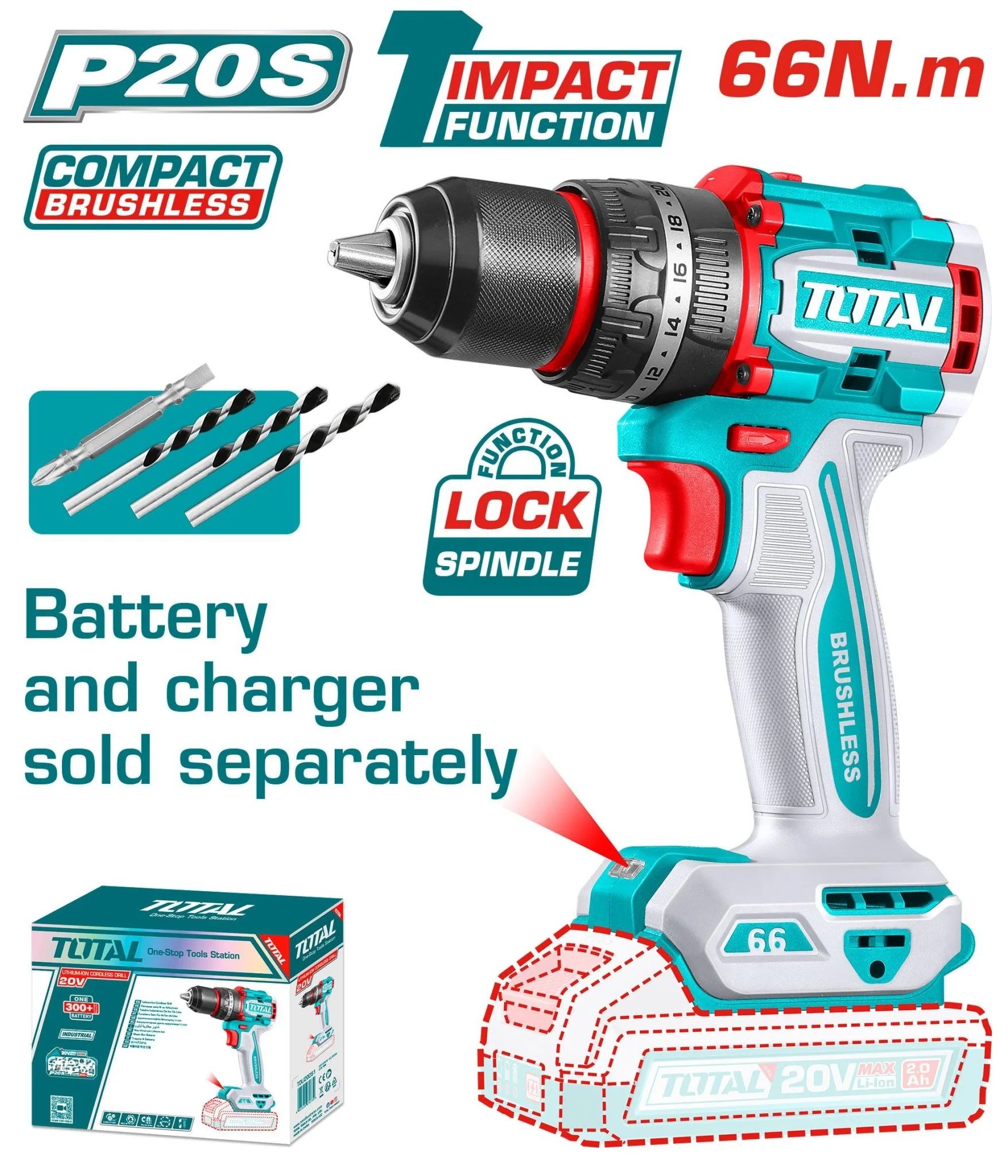 TOTAL VISSEUSE 66NM S/F TIDLI206681