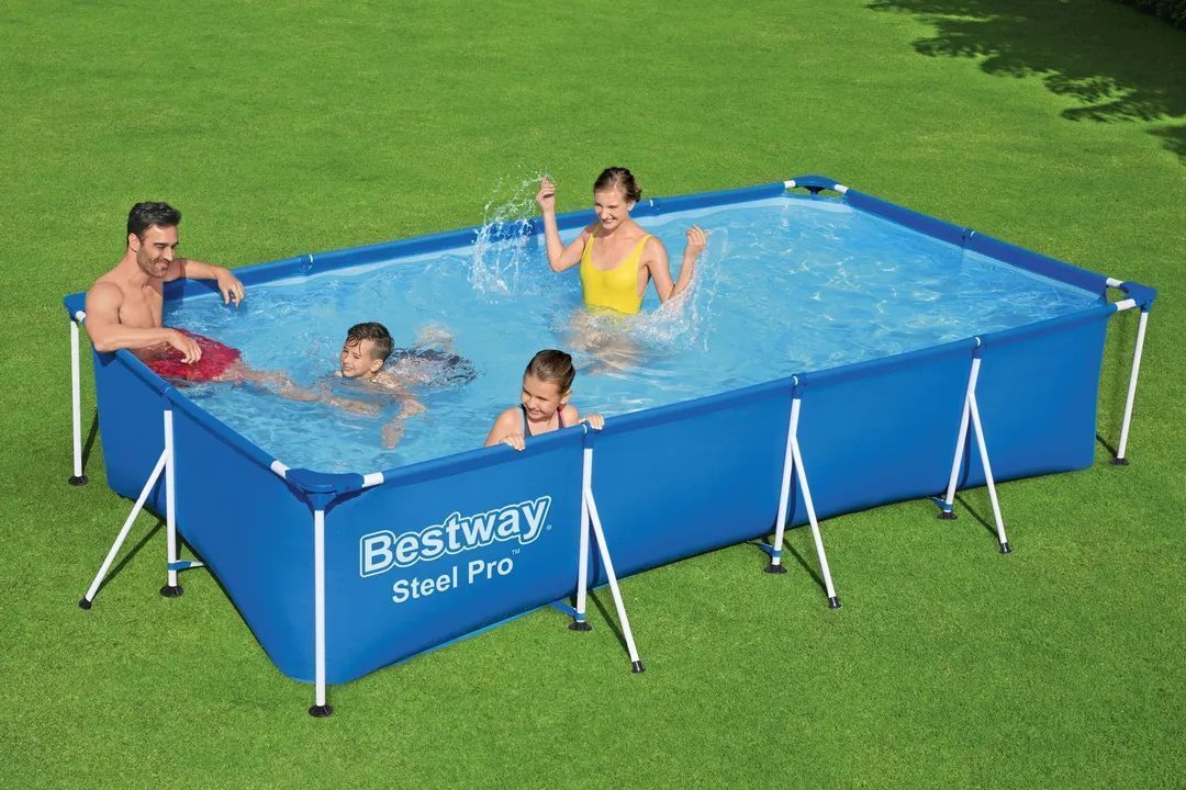 Piscine Hors Sol Bestway Steel Pro Rectangulaire 400 x 211 x 84 cm thumbnail 2