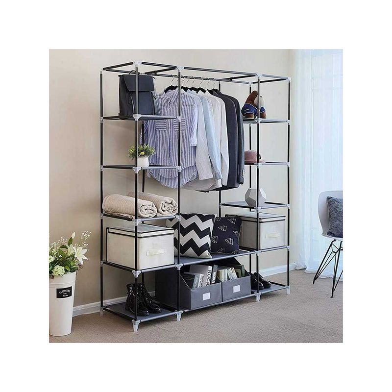 Armoire De Rangement Penderie En Tissu  thumbnail 3