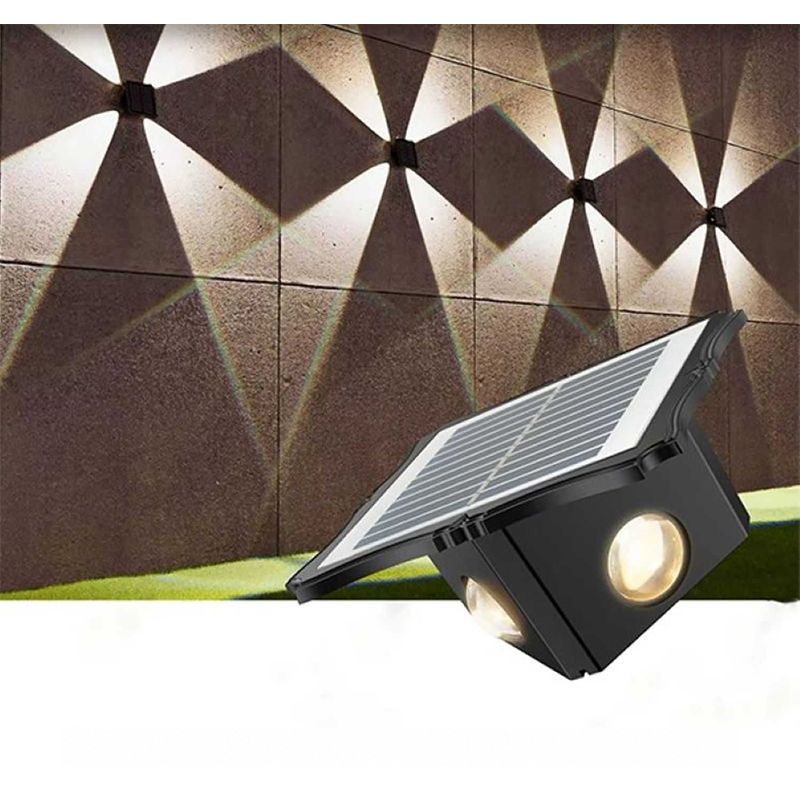 Applique Murale Solaire 4 LED RGB Tricolore – IP65 – YC-SW2801-4 thumbnail 3