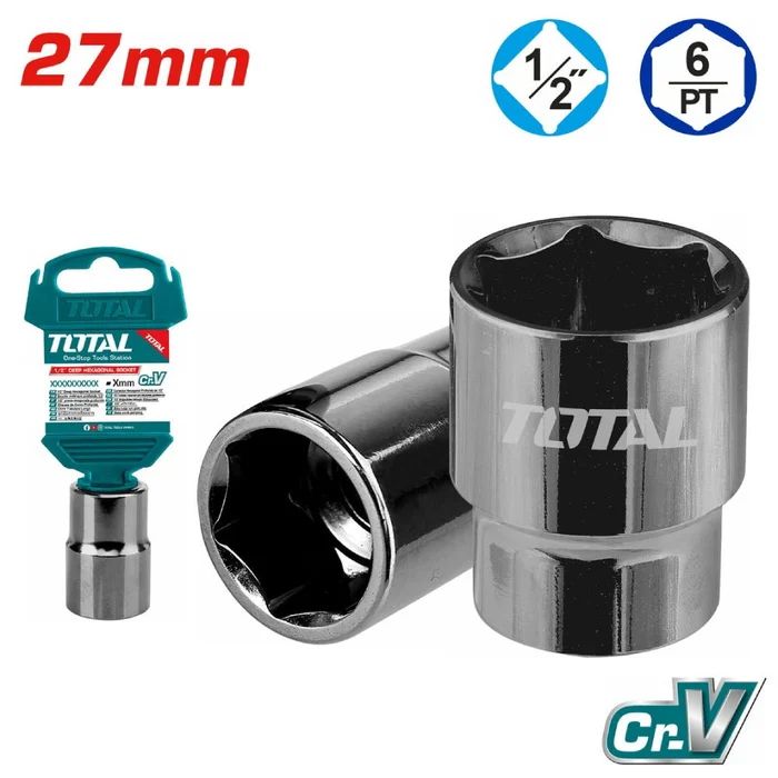 TOTAL DOUILLE HEXAGONALE 27MM THTST12271