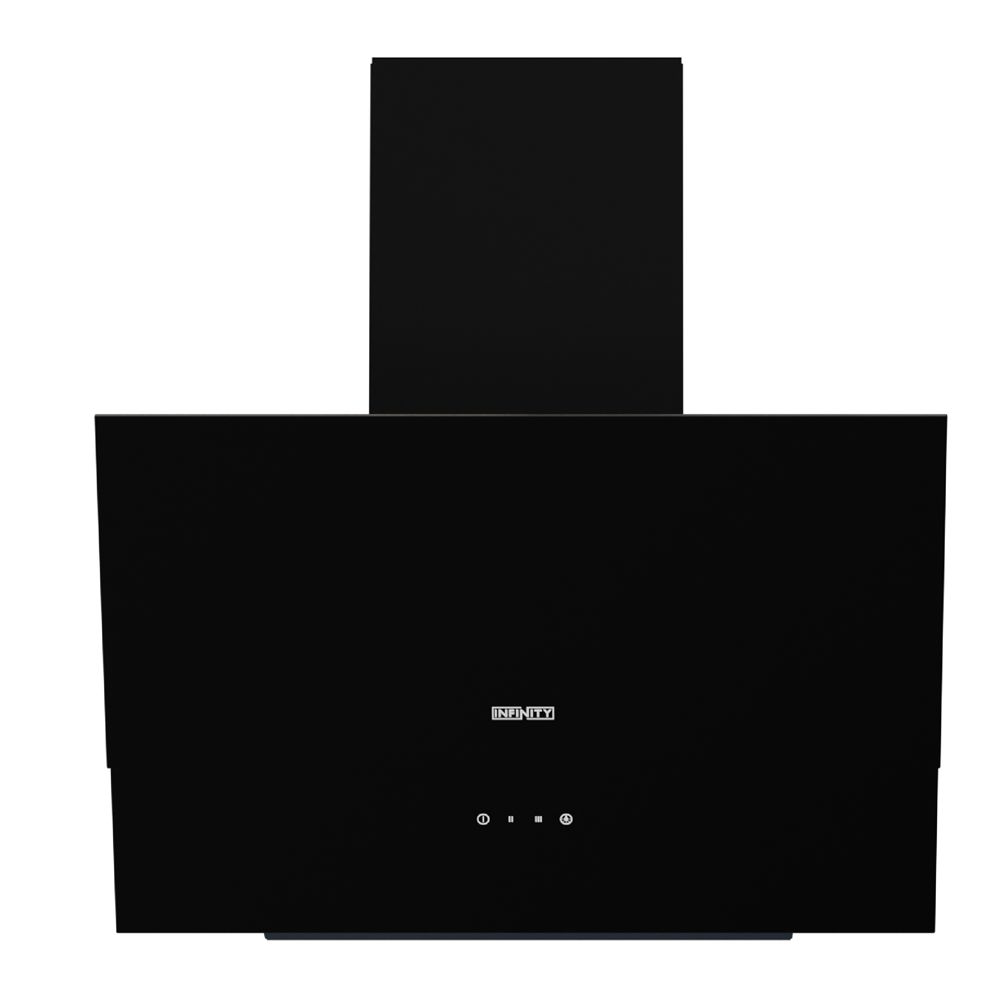 Hotte Décorative INFINITY 60 Cm Verre noir trempé AGW4015-60B thumbnail 2
