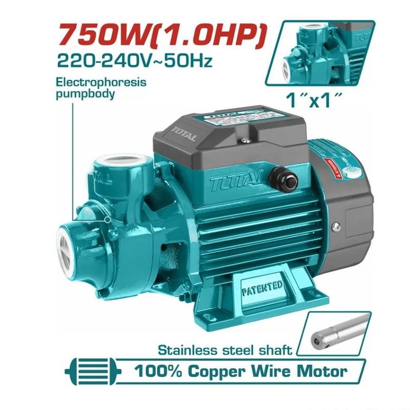 Pompe à eau Total 750 W - TWP17506 - 1CV