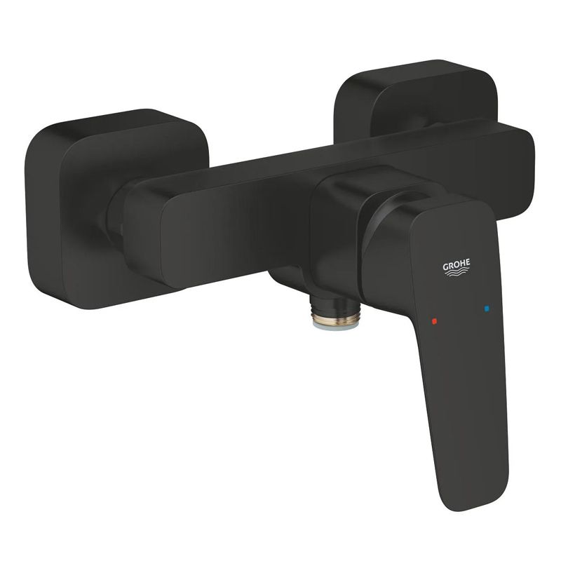 Mitigeur Douche mural Cubeo noir mat Chromé - 1018242430 - Grohe