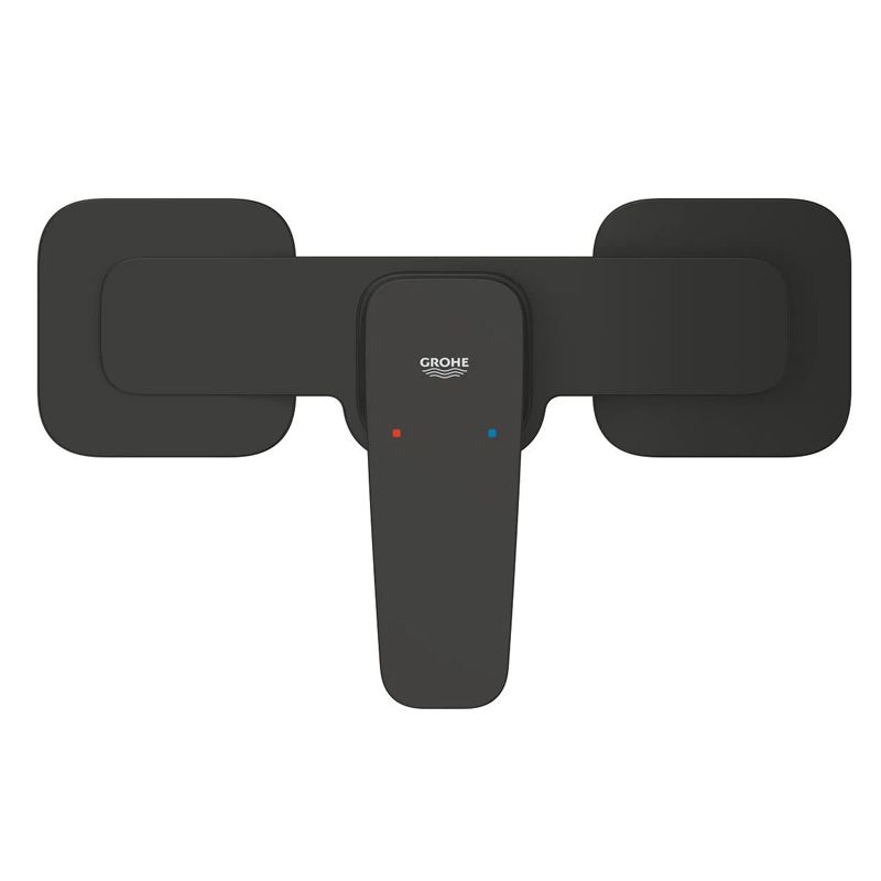 Mitigeur Douche mural Cubeo noir mat Chromé - 1018242430 - Grohe thumbnail 2