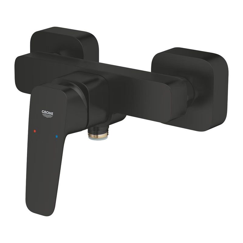 Mitigeur Douche mural Cubeo noir mat Chromé - 1018242430 - Grohe thumbnail 3