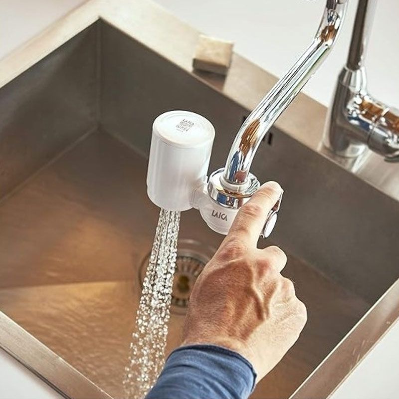Filtre Pour Robinet LAICA Blanc + Gourde en Inox offerte - RK10A01bl thumbnail 4