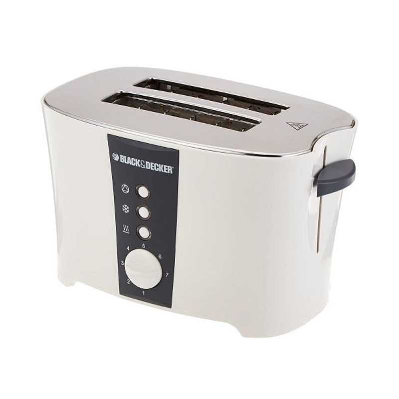 Grille pain Black & Decker ET122-B5 - Blanc - 800W - 2 Fentes thumbnail 2
