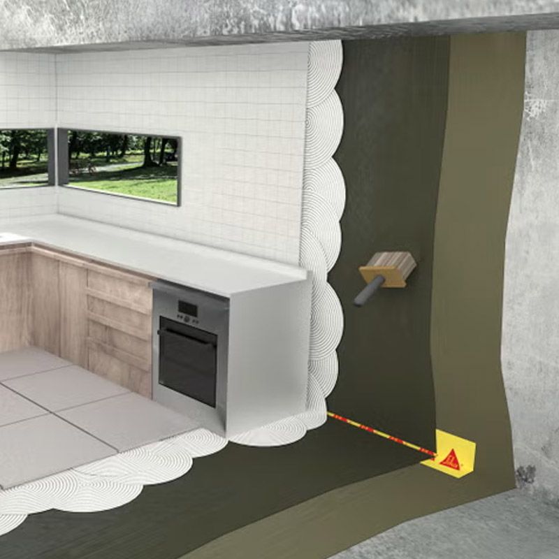 SikaTop - 107 Protection T Blanc - Micro-Mortier Flexible Imperméabilisation & Protection Béton Kit 20kg – SIKA thumbnail 3