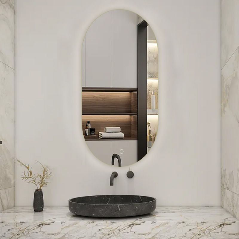 Miroir LED Chrome  de 40 × 90 cm - H-3055 thumbnail 2
