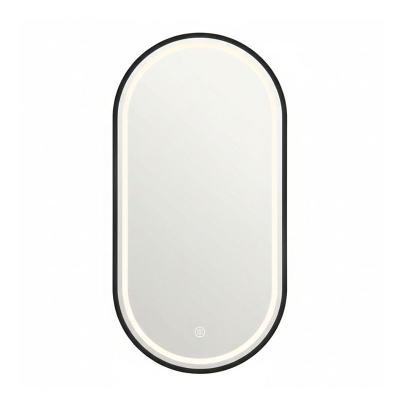 Miroir LED Noir de 40 x 90 cm - H-3055