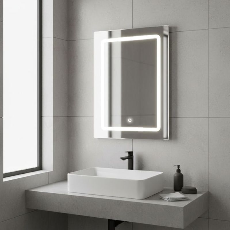 Miroir LED Design – 60 × 80 cm - H-1004 thumbnail 2