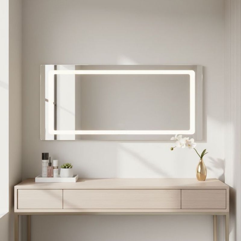 Miroir intelligent LED - 60 x 80 cm - rectangulaire -  H-1032 thumbnail 2
