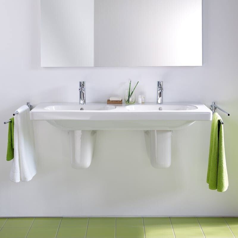 Lavabo double Duravit D-Code de 120 cm thumbnail 3