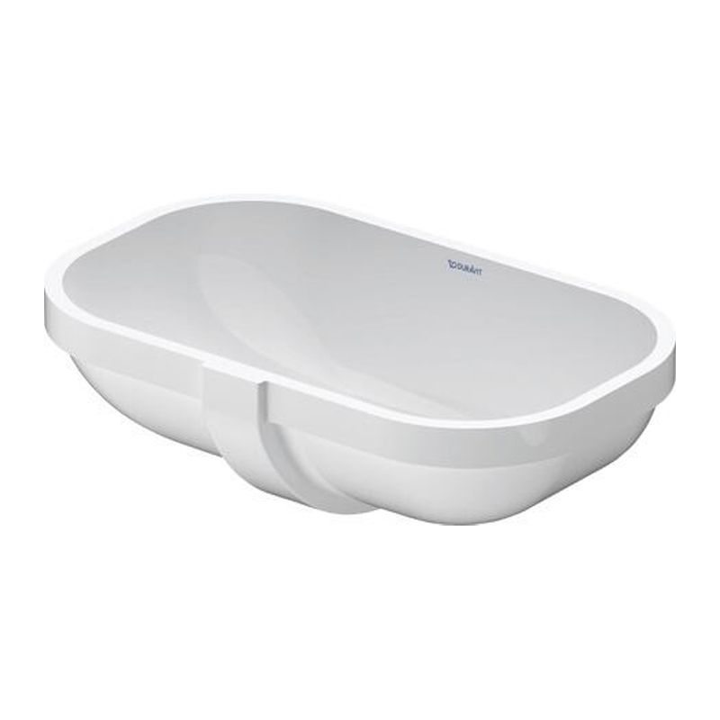 Vasque à encastrer Duravit D-Code de 49,5 cm - Blanc