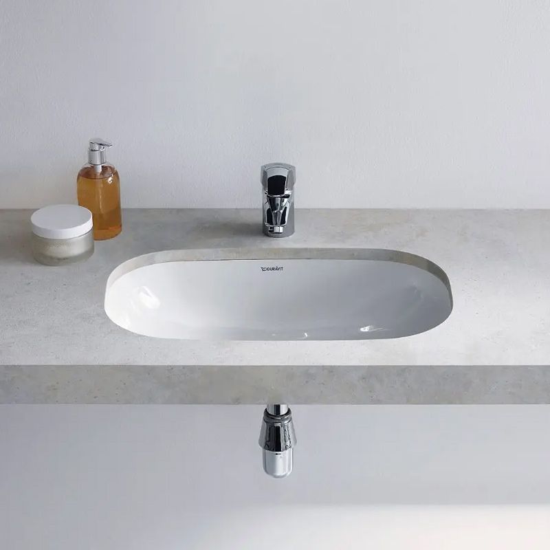 Vasque à encastrer Duravit D-Code de 49,5 cm -  Blanc thumbnail 2