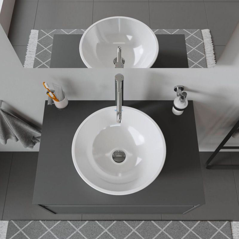 Vasque à poser Duravit Bacino 42 cm - Blanc thumbnail 4