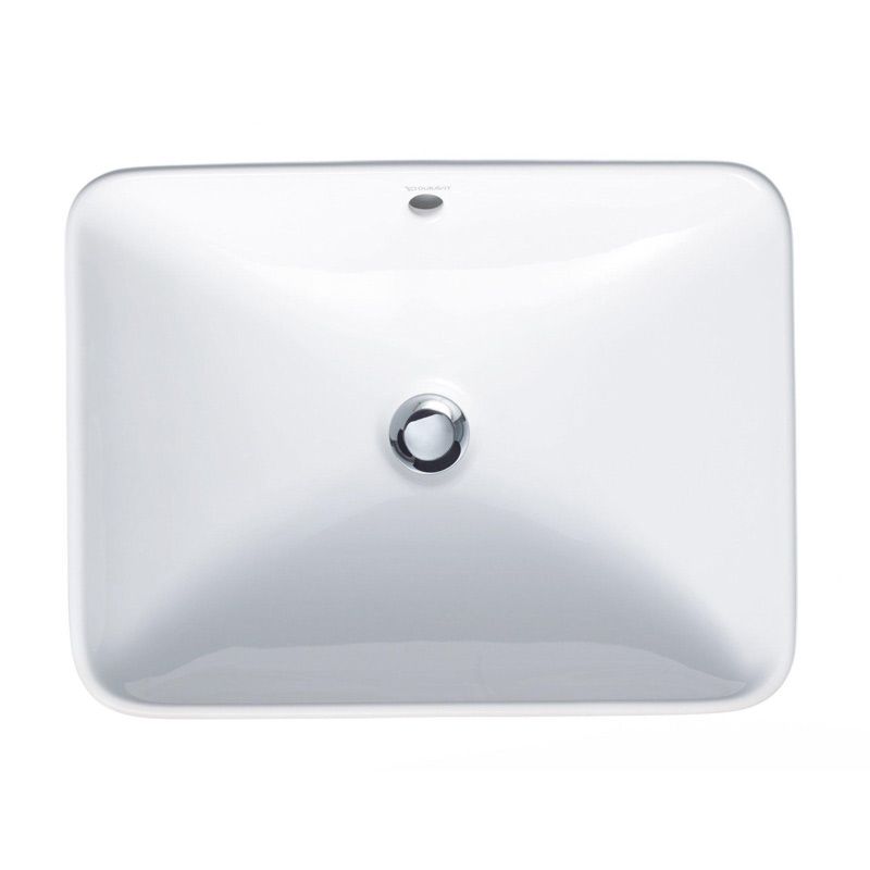 Vasque à poser rectangulaire Duravit Bacino 55x42cm - Blanc thumbnail 2