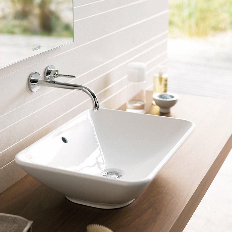 Vasque à poser rectangulaire Duravit Bacino 55x42cm - Blanc thumbnail 3
