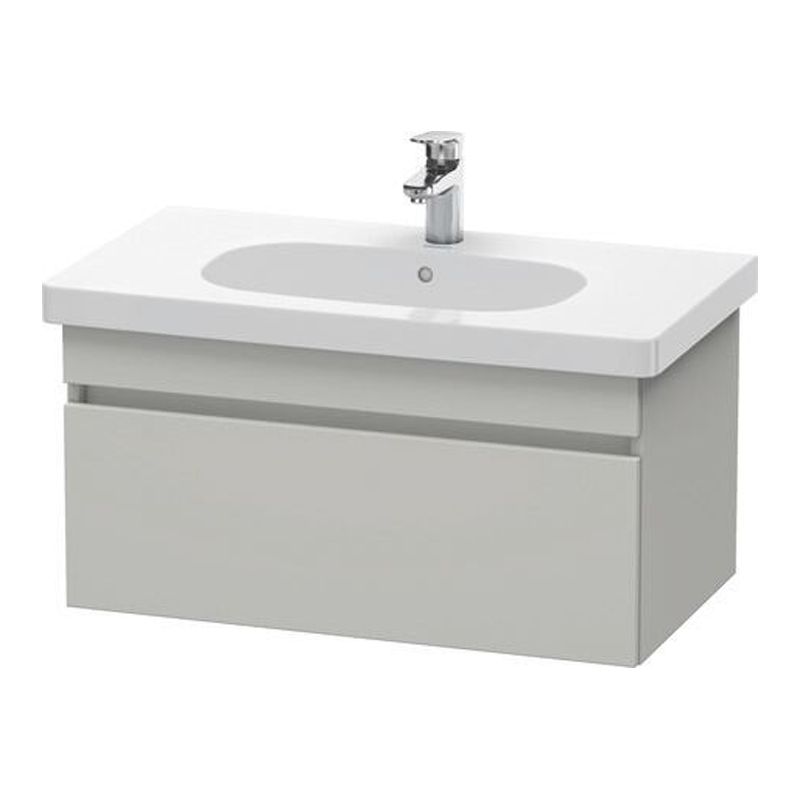 Meuble sous-lavabo suspendu Duravit DuraStyle 398X60X453 cm – Gris Béton Mat