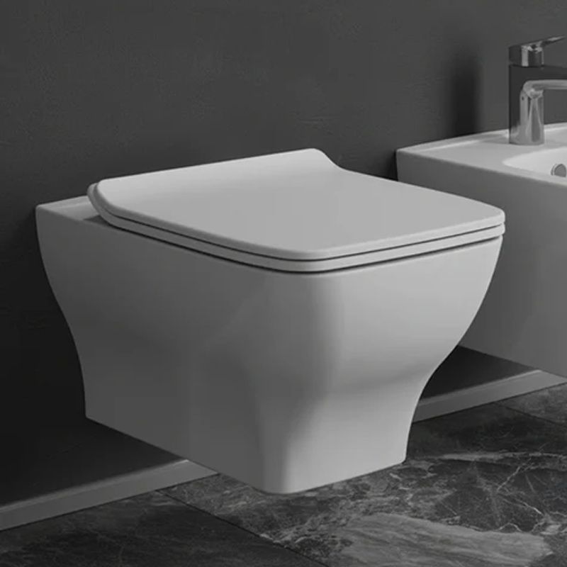 WC Suspendu DURA PETRA Sans Bride avec Abattant Soft Close - 6031 thumbnail 2