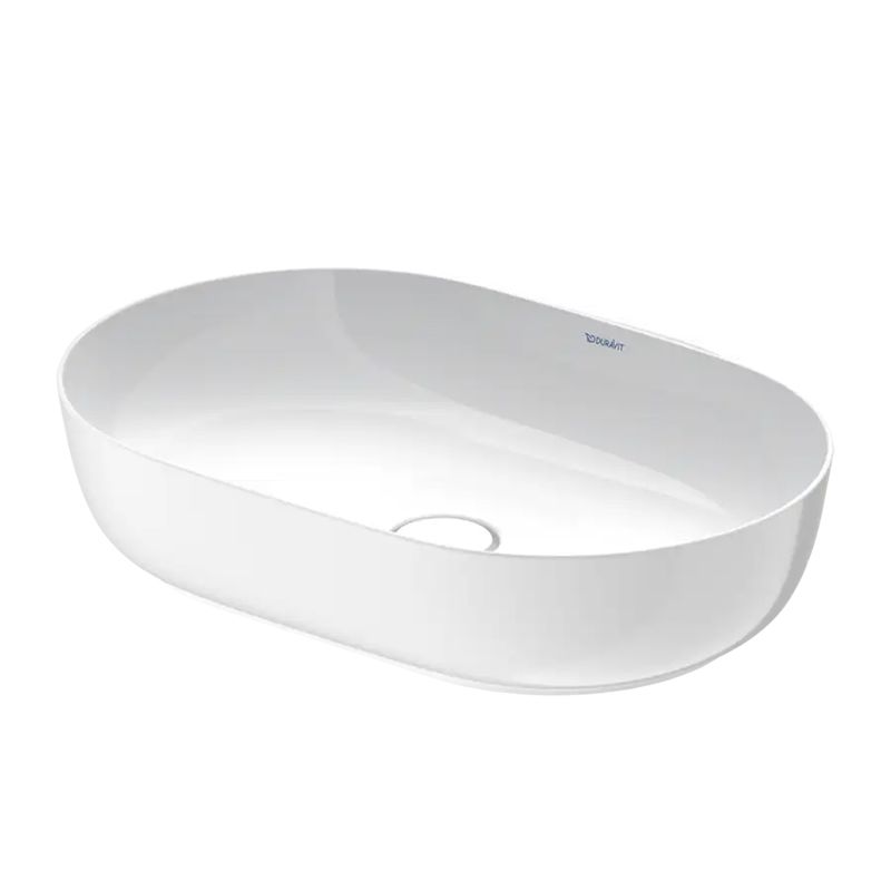 Vasque céramique DURA Rose 60x40 cm - 5841 - Blanc thumbnail 2
