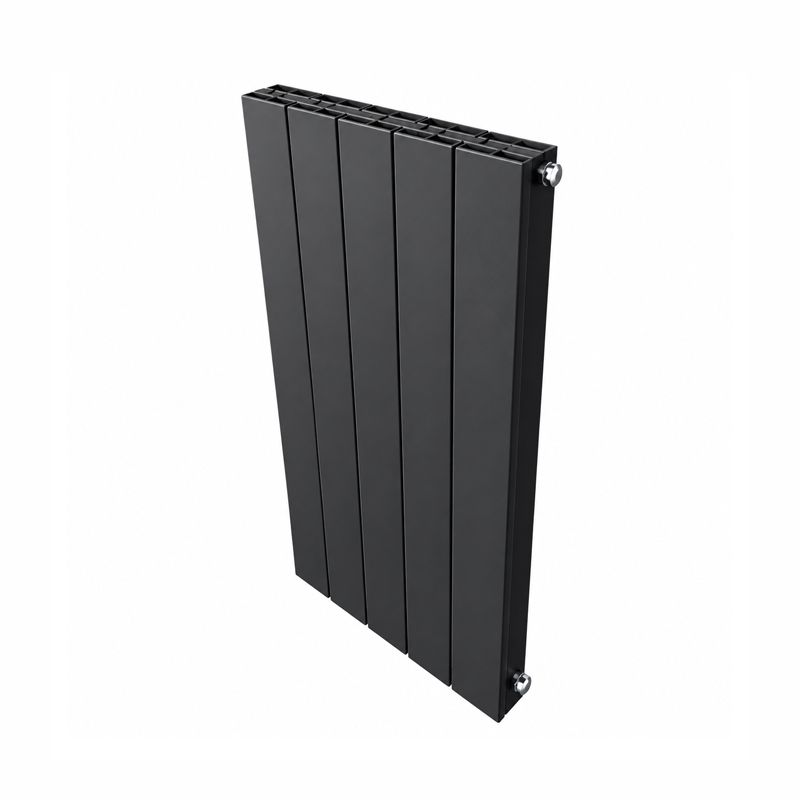 Radiateur Vertical DRAMA DB Aluminium 180 cm 5 Éléments Noir