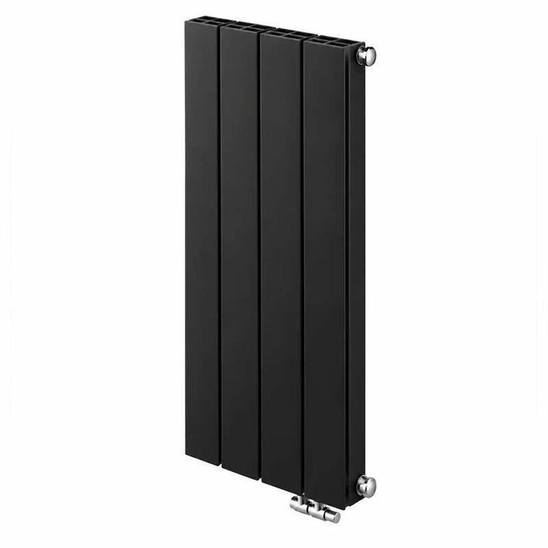 Radiateur Vertical DRAMA Aluminium 180 cm 4 Éléments Noir