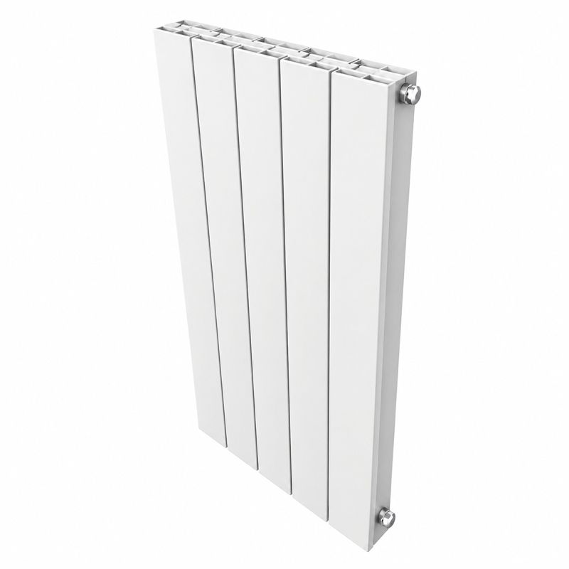 Radiateur Vertical DRAMA DB Aluminium 180 cm 5 Éléments Blanc