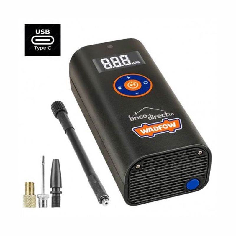 Mini compresseur d’air sans fil WADFOW – WAAM572 – 8 V, 10 bar thumbnail 3