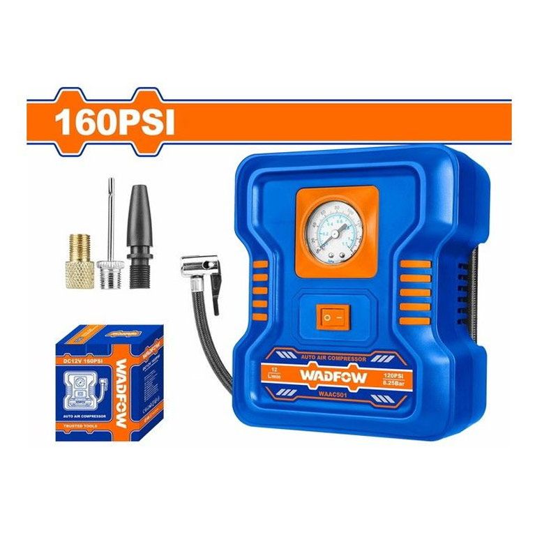 Mini compresseur d’air WADFOW 12 V – WAAC501 – 11 bar (160 PSI)